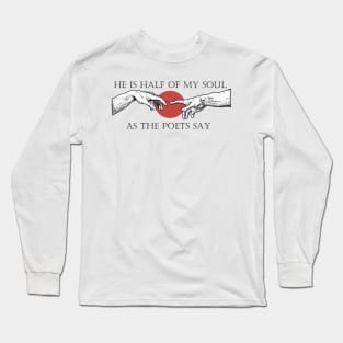 The Song Of Achilles Hands of God and Adam Long Sleeve T-Shirt